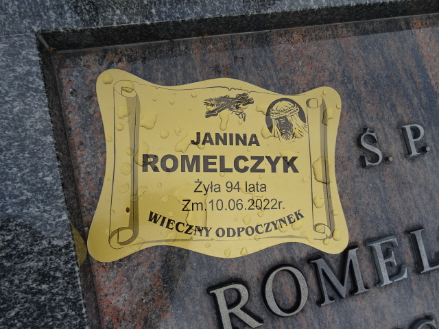 Grób Janina Romelczyk