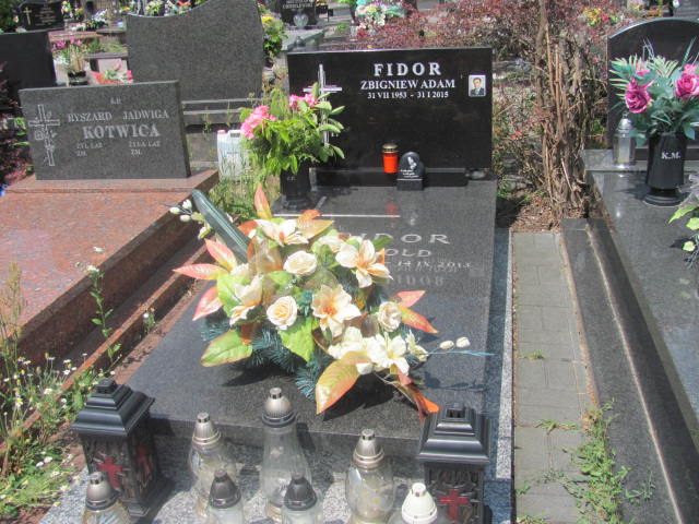 Grób Zbigniew Adam Fidor