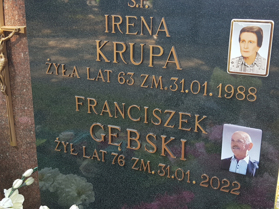 Grób Franciszek Gębski