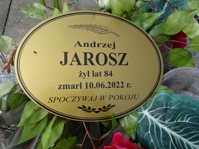Grób Andrzej Jarosz