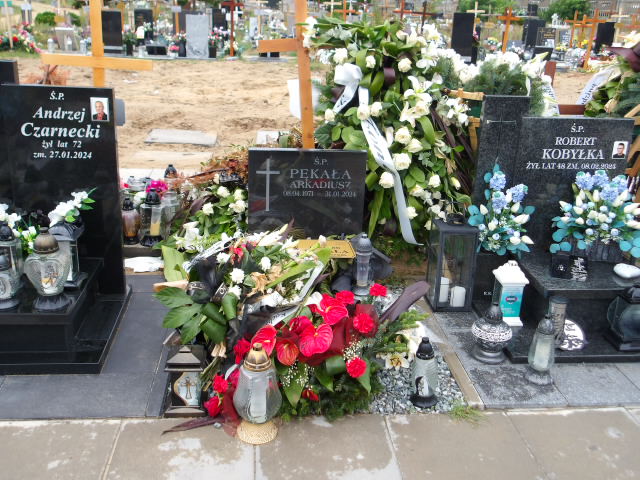 Grób Arkadiusz Pękała