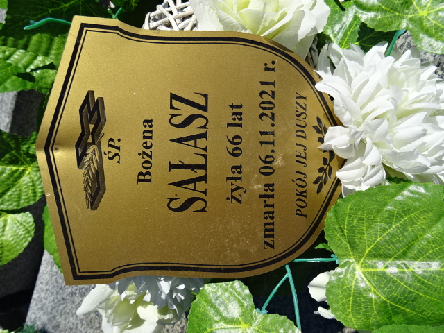 Grób Bożena Sałasz