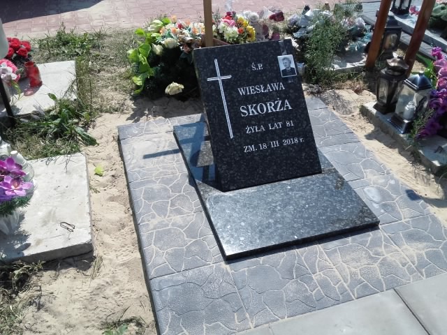 Grób Wiesława Skorża