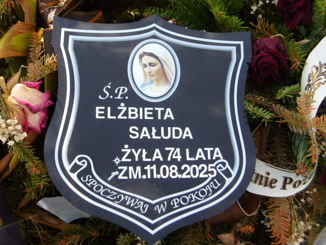 Grób Elżbieta Sałuda