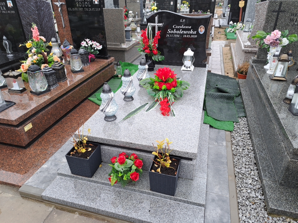 Grób Czesława Sobolewska